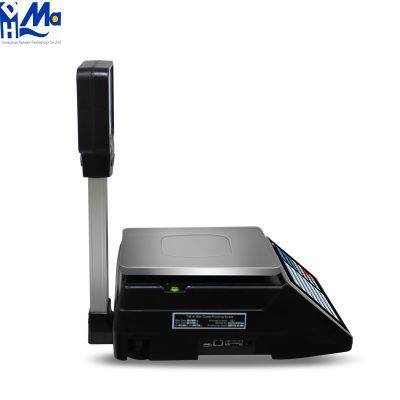 Best Quality CAS POS Interface Scale Barcode Weighing Scale With Free Manangerment Software With 58mm Label Invoice Printer photo-4