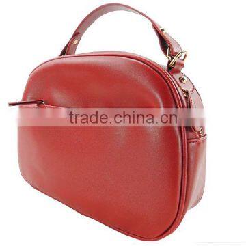 New Style Maroon pu Leather Ladies Handbag photo-4