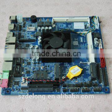 Dual HD Ports Dual Ethernet Onboard 4GB Ddr3 5th i5 5200U Motherboard,onboard i5 Low Power Micro Itx MB for AIO POS KIOSK photo-2