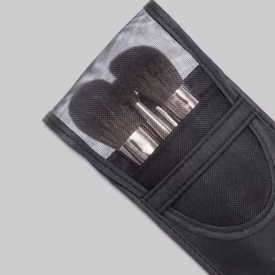 Custom Your Logo Animal Hair Cosmetic Brush Luxury Professional Wooden Handle Makeup Set 5 in 1 Makeup Brush photo-3