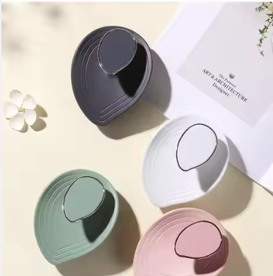 New Leaves Shaped Shampoo Brush Message Scalp Hairbrush Hard Tooth Shampoo Brush for Women Long Hair photo-4