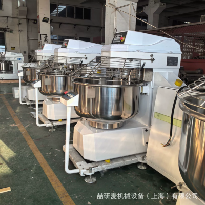 Commercial Bakery Baking Machine Dough Kneader Pizzai Mixer, Electric Cooking Kitchen 125kg Flour Spiral Dough Mixer