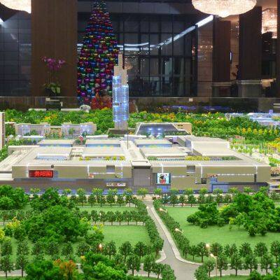 Manufacturer of sand table model for Wanda Plaza