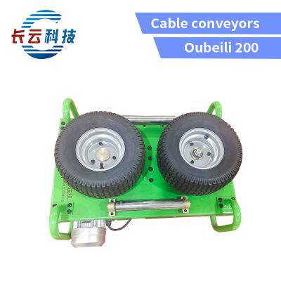 Оубейли 200 Колёсный кабельный тяговый механизм для мостового и электросетевого строительства - Сила 2000Н, лёгкий дизайн photo-4