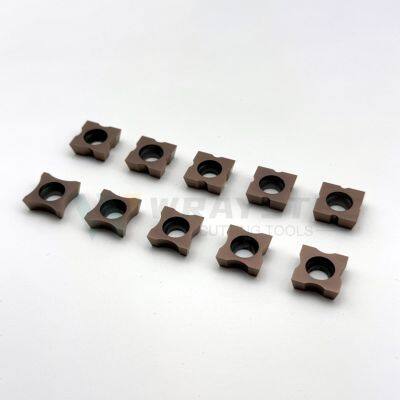 Chamfering Machine Blades R3 and R5 Radius Carbide Inserts 12.7*12.7*5mm Suitable for Shipyard Applications photo-3