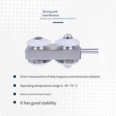 Four - Component Radiometer Sensor, Long - Wave and Short - Wave Meteorological Observation, Earth Net Radiation, Atmospheric Photovoltaic Industrial Instrument photo-3