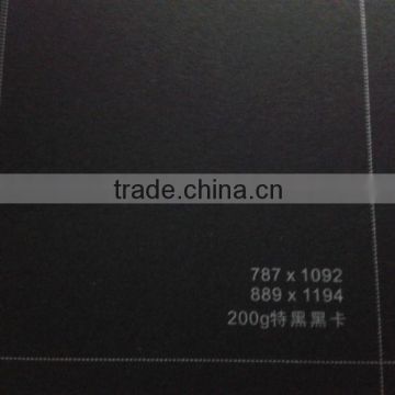 black card specialty paper