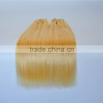 Dark Ash Blonded Virgin Asian Remy Hair Golden Blonde Remy Hair Weft Supplier's Choice photo-4