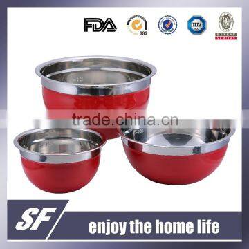 Color Coating Stainless Steel Mixing Bowl/Salad Bowl