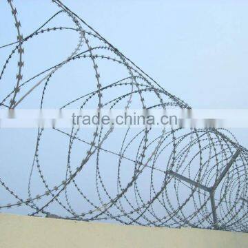 razor blade barbed wire