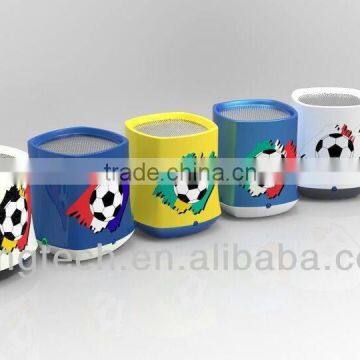Best Sale World Cup Mini Wireless Loud Bluetooth Speaker