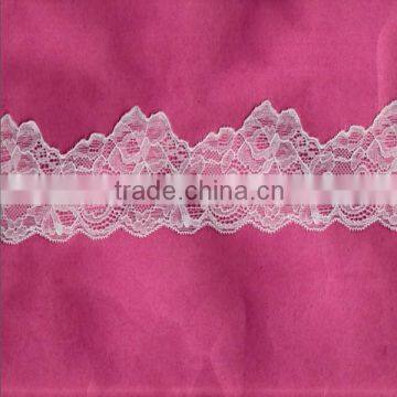 black stretch bridal lace