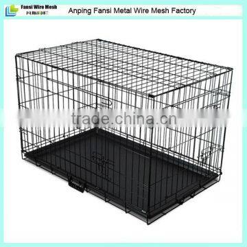 3 Door 36 Metal Wire Collapsible Pet Dog Cage