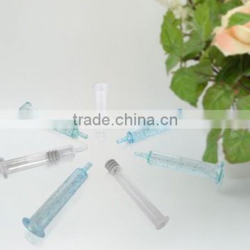 2ml AS material transparent syringe for cosmetic