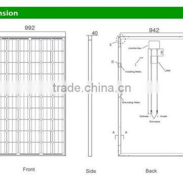 255w Mono Solar Panels photo-2