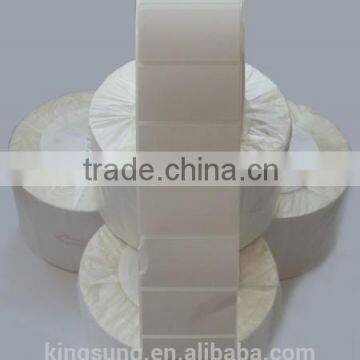 blank white paper material inkjet label roll