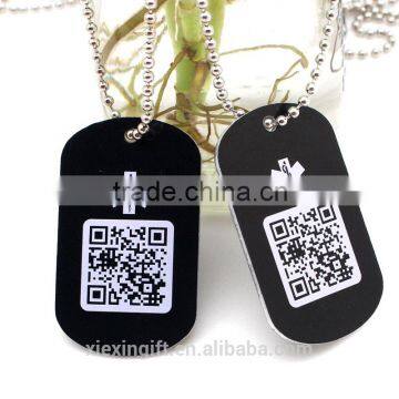 2015 customized stainless steel printing custom dog tag