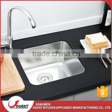 2016 high quality 304 stainless steel cheap undermount custom size kitchen sink