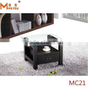 low price MDF sofa side coffee table made in china