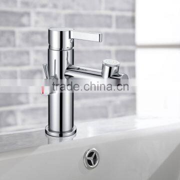 Single Hole Chrome Plated Hot and Cold Waterfall Basin Tap photo-4