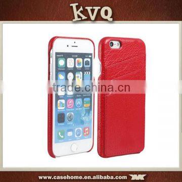 genuine leather phone cover for iphone5s three back card case