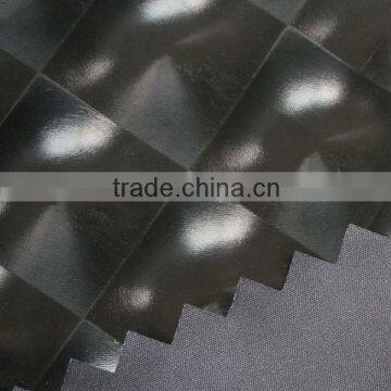 polyester 190T pongee solid pu fabric for fashion cloth