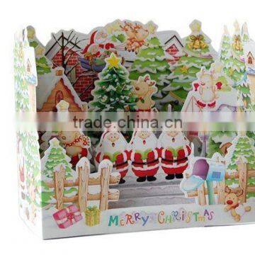 Chirstmas Santa 3D Greeting card