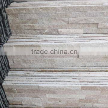 golden line quartzite stone cladding