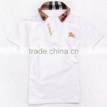 Wholesale kids boys t-shirt kids school uniform child polo shirts white top and tees manufacturer