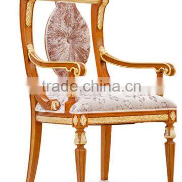 European style dining chair antique wood chair classic armchairA-63440