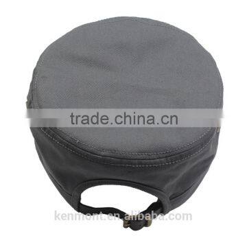 Kenmont Custom Flat Top Leaden Compectitive Military Style Caps for Men photo-3