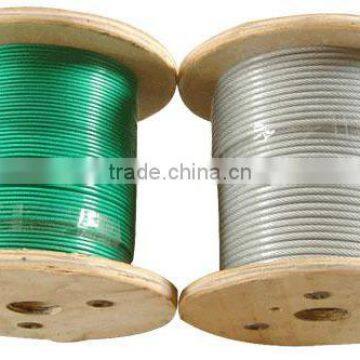 2mm /3mm pvc coated steel wire rope