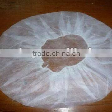 Disposable White Round Safety Cap for Hospital Use