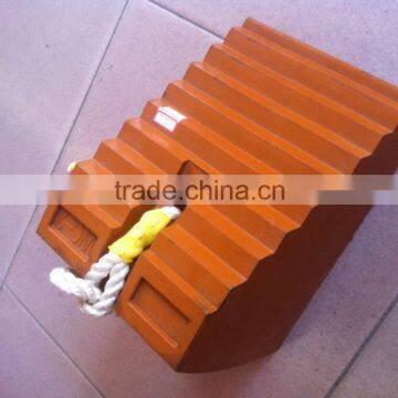 KW102 Industrial rubber wheel chock block holder