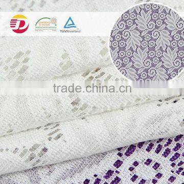Wholesale Beautiful in Stock 100 Poly Wedding Embroidery White Lace Fabric for Wedding Dress photo-2