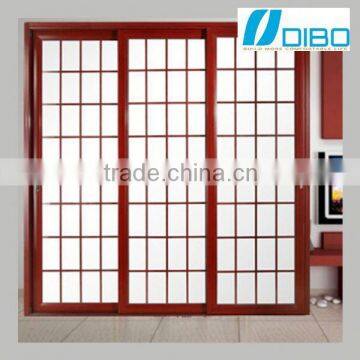 Modern design Double Glass electrophoresis slide door for toilet