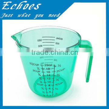 Cheap price 600ml plastic plastic measuring jug