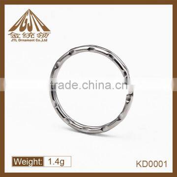 Fashion high quality ripple split rings in bulk