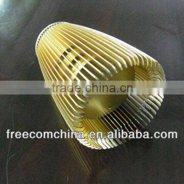 OEM Extruded Aluminum Heatsink Profile used for LED Lighting