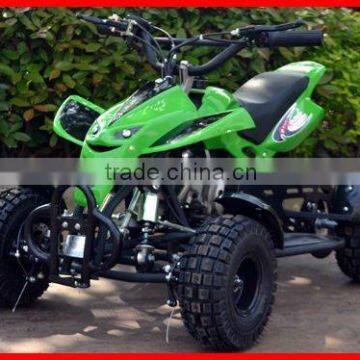 2 stroke pull start 49cc mini quad for kids