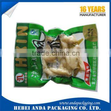 Printed cooking food packaging pouch/ retort bag snack food bag packing film