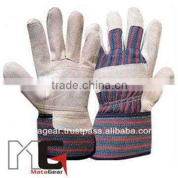 Leather Double Palm Working Gloves