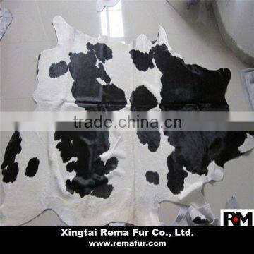 Luxury 100% genuine cow skin rug for home decoration