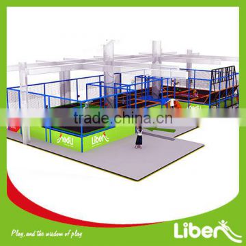 olympic standard trampoline set for indoor amusement park LE.X3.404.181