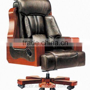 2015Hot sell luxury leather heated office chair