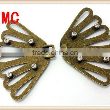 A High-end Buckle Rhinestone Buckle Diamond Mink photo-3