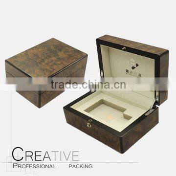 New design LED packaging wooden perfume box wholesale