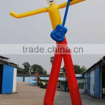 New design air dancer guitar man with double legs for advertisement