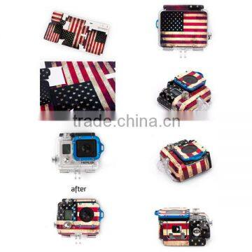 2016 Gopros Accessories Popular Camera Case Sticker for Gopros Heros ,American Flag Shin Sticker for Go Pro He ro 3 Housing,GP49 photo-5