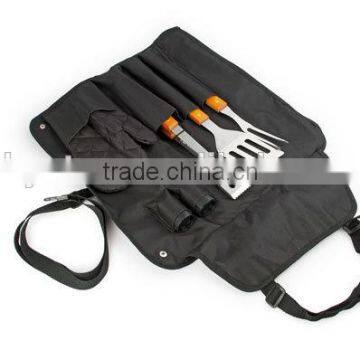 bbq set 6 Unit/bbq tool set/bbq grill set, Includes: 2 condimenteros. Calle la colonia 353 Urb, Spatula, Tongs, Fork and Glove b